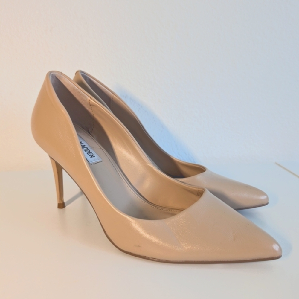 Steve Madden Tan Stiletto Heels